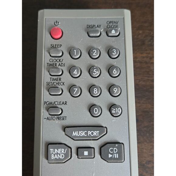 Panasonic N2QAGB000037 CD Stereo System Remote Control Tested Working - Picture 2 of 5